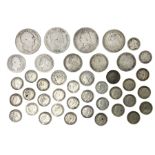 Approximately 120 grams of Great British pre 1920 silver coins