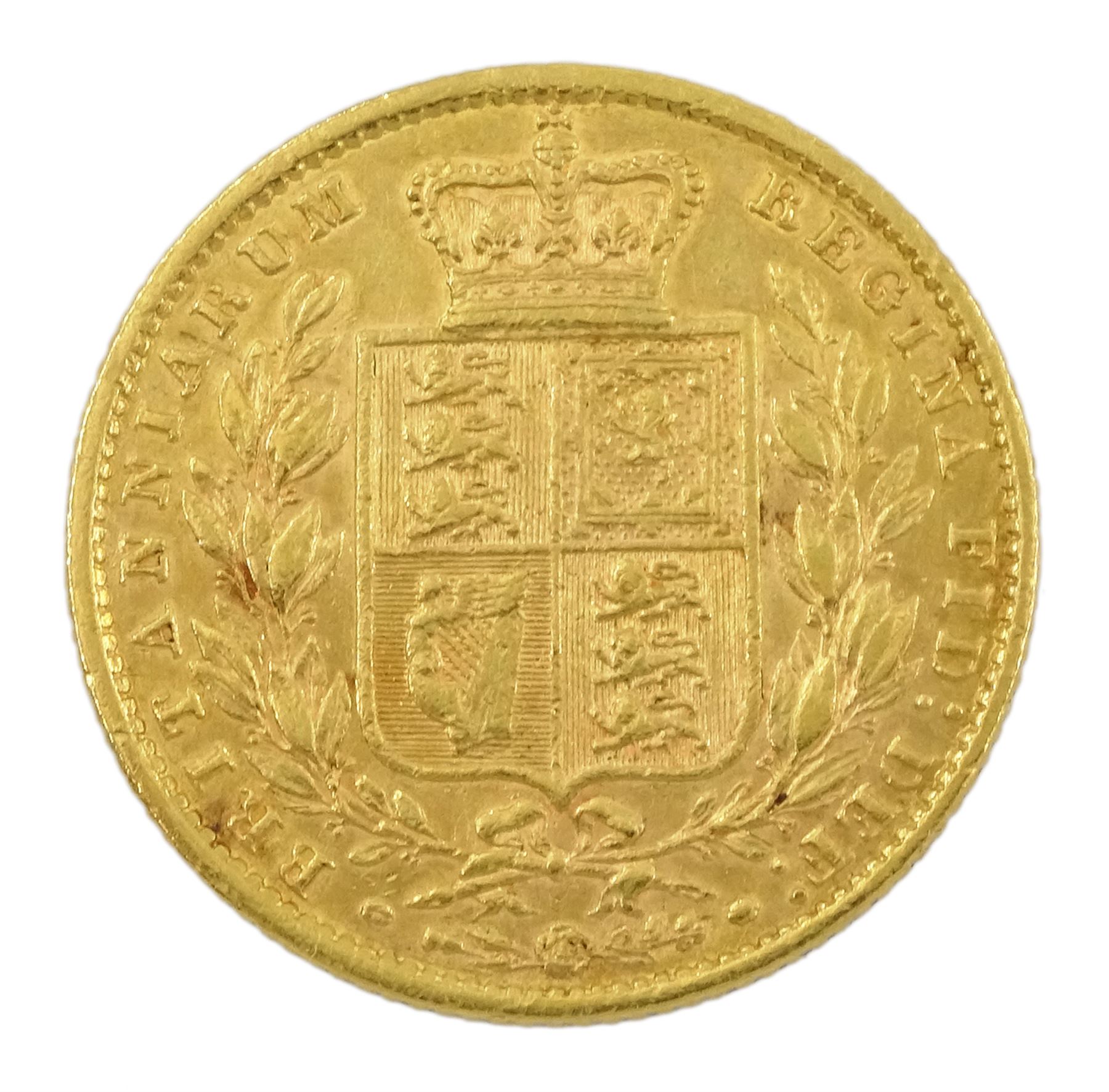 Queen Victoria 1861 gold full sovereign coin - Image 2 of 3