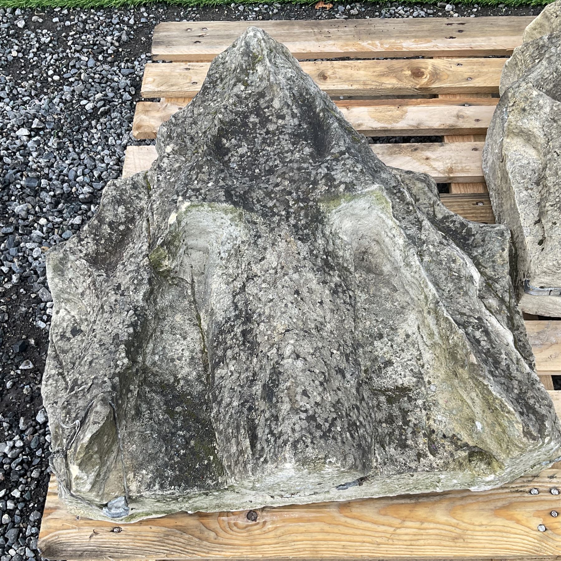 Pair of York Minster stone Corbels - Image 4 of 5