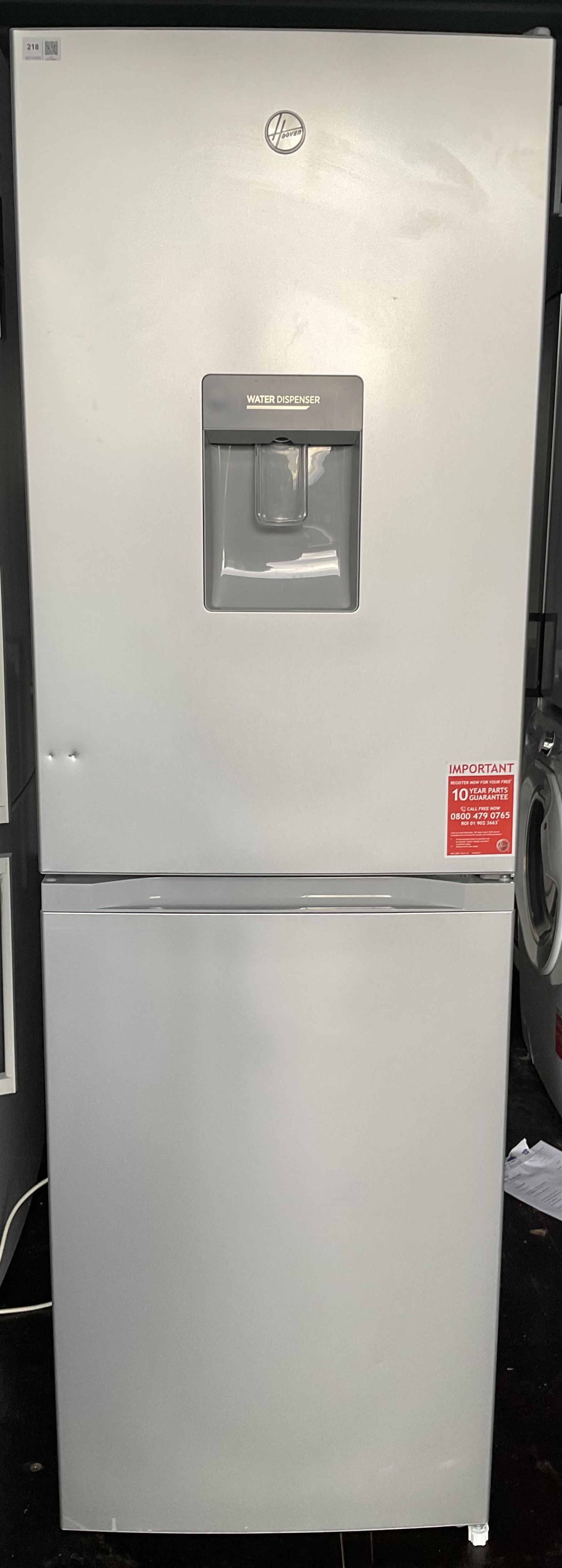 Hoover fridge freezer with water dispenser