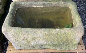 Small 19th century stone trough