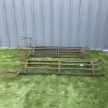 Pair of Wrought metal parkland tree guards