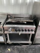 Lincat gas grill on stand - THIS LOT IS TO BE COLLECTED BY APPOINTMENT FROM DUGGLEBY STORAGE
