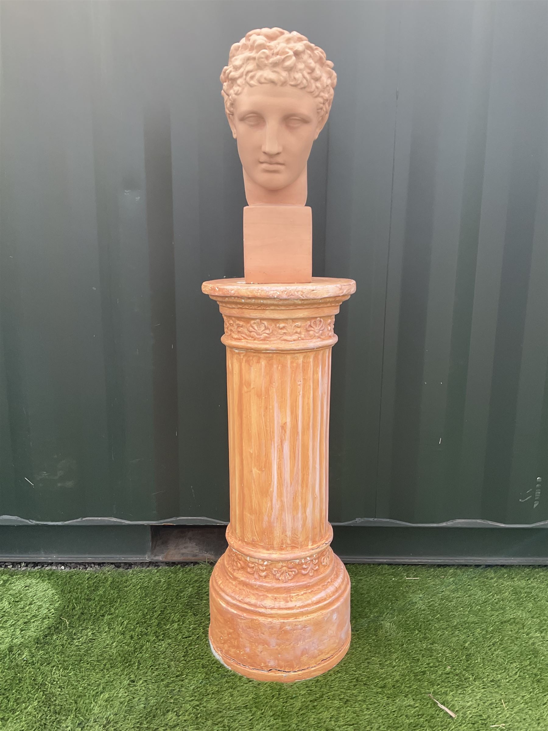 Bust on pedestal