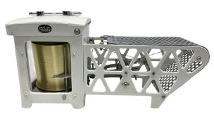 Casella London thermo-hydrograph temperature and humidity recorder in white painted metal case