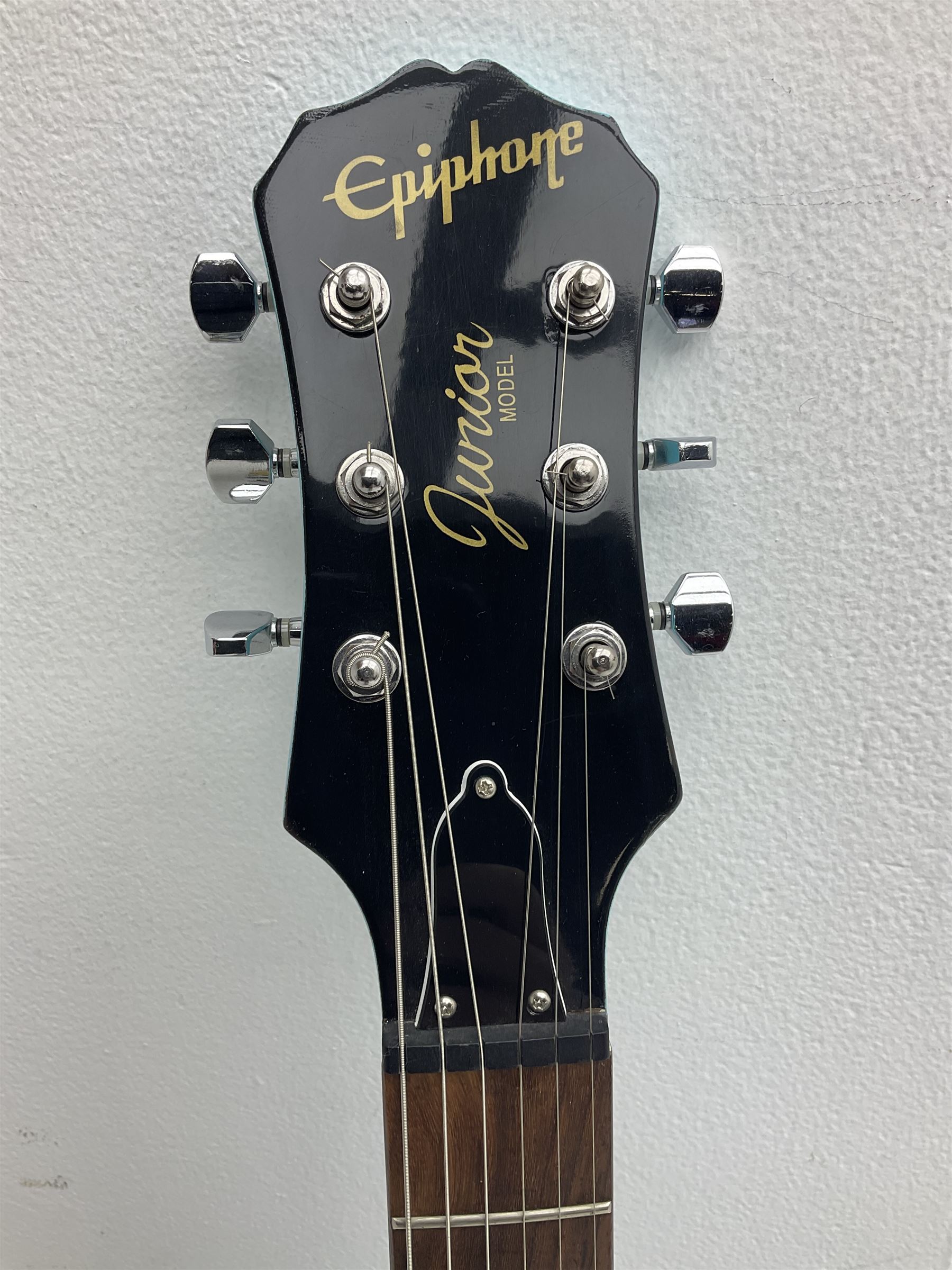 Epiphone Junior Model electric guitar in blue - Image 6 of 15