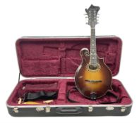 Eastman eight-string mandolin model MD514 2007 serial no.UK023 L68cm; in Hiscox hard carrying case