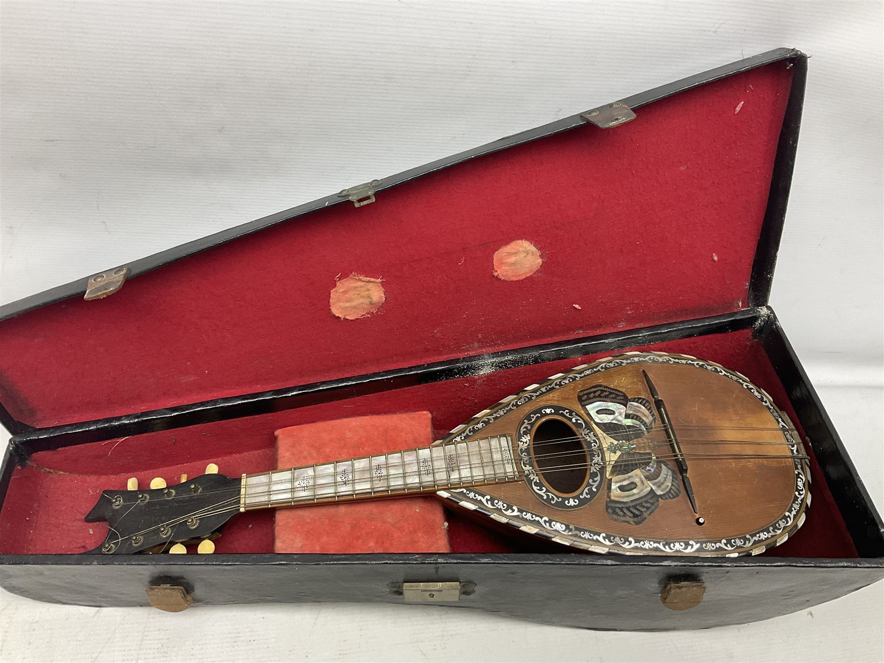 Early 20th Century Neapolitan eight-string lute back mandolin - Image 15 of 16