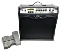 Peavey VYPYR VIP-3 guitar amplifier serial no.0DBDM070095 L51cm; with Peavey Sanpera 1 pedal board s