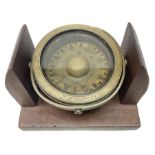 Ship's brass compass by Norie & Wilson