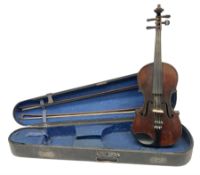 Mid-19th century amateur made violin