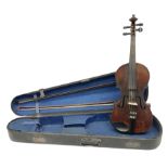 Mid-19th century amateur made violin