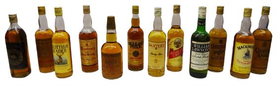 Twelve bottles of blended Scotch whisky