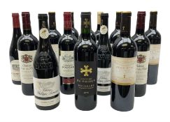 Mixed red wines including six bottles Chateau Verniotte Castillon Cotes de Bordeaux 2011