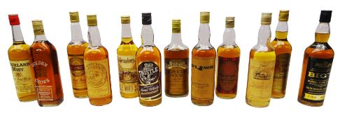 Twelve bottles of blended Scotch whisky