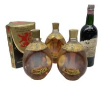 Four bottles of Haig's Dimple Old Blended Scotch whisky