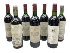 Mixed red wines comprising two bottles Marques De Riscal 1995 Rioja