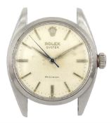 Rolex Oyster Precision gentleman's stainless steel manual wind wristwatch circa 1956
