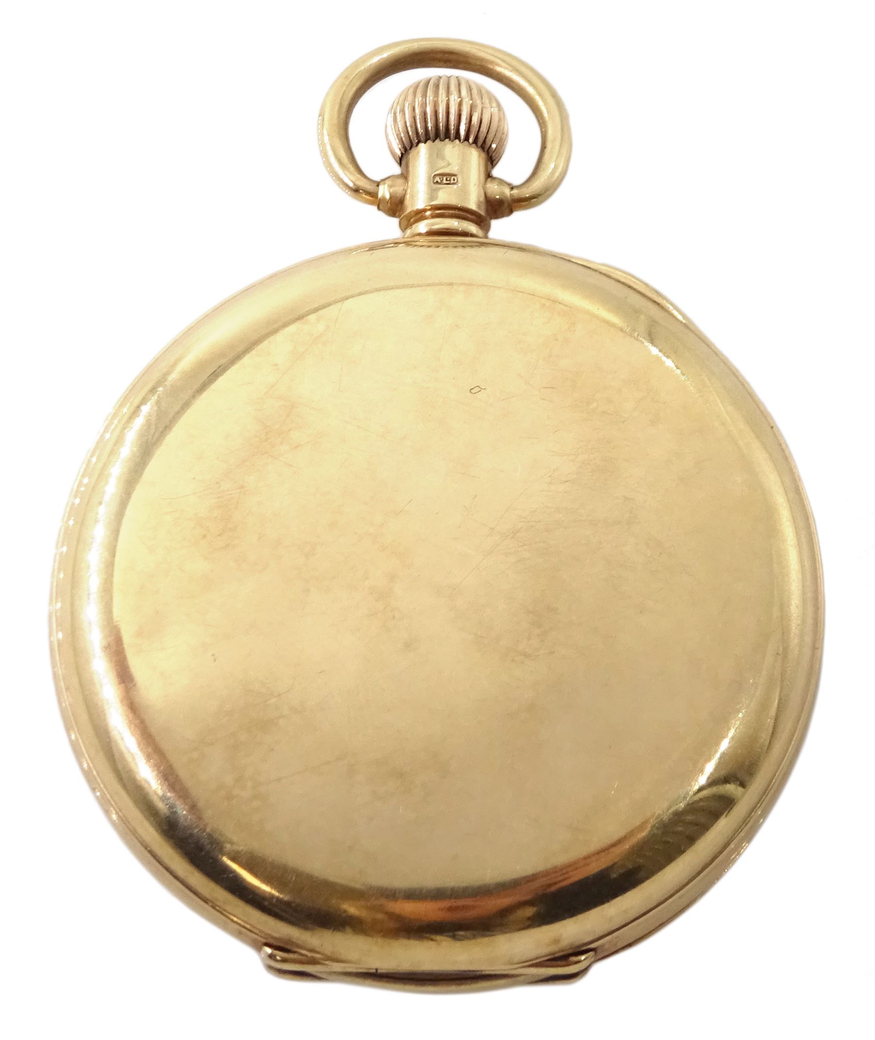 9ct gold full hunter keyless lever presentation pocket watch by R.Gilbert & Sons Ltd 'Makers to the - Image 4 of 4