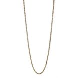 9ct gold fancy link necklace