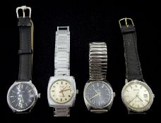 Four automatic wristwatches including Oriosa 25 jewel