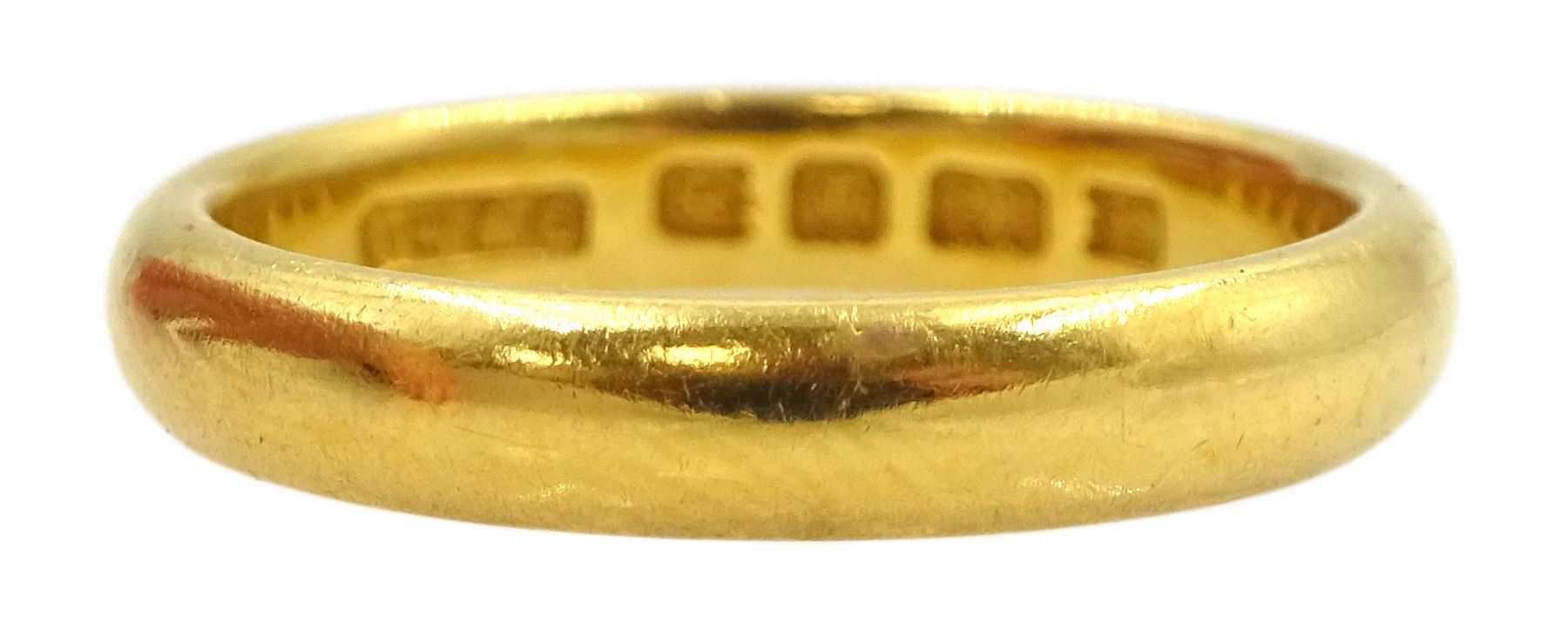 22ct gold wedding band