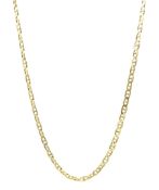 9ct gold mariner link necklace