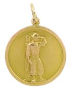 9ct gold presentation medallion