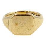 9ct gold signet ring