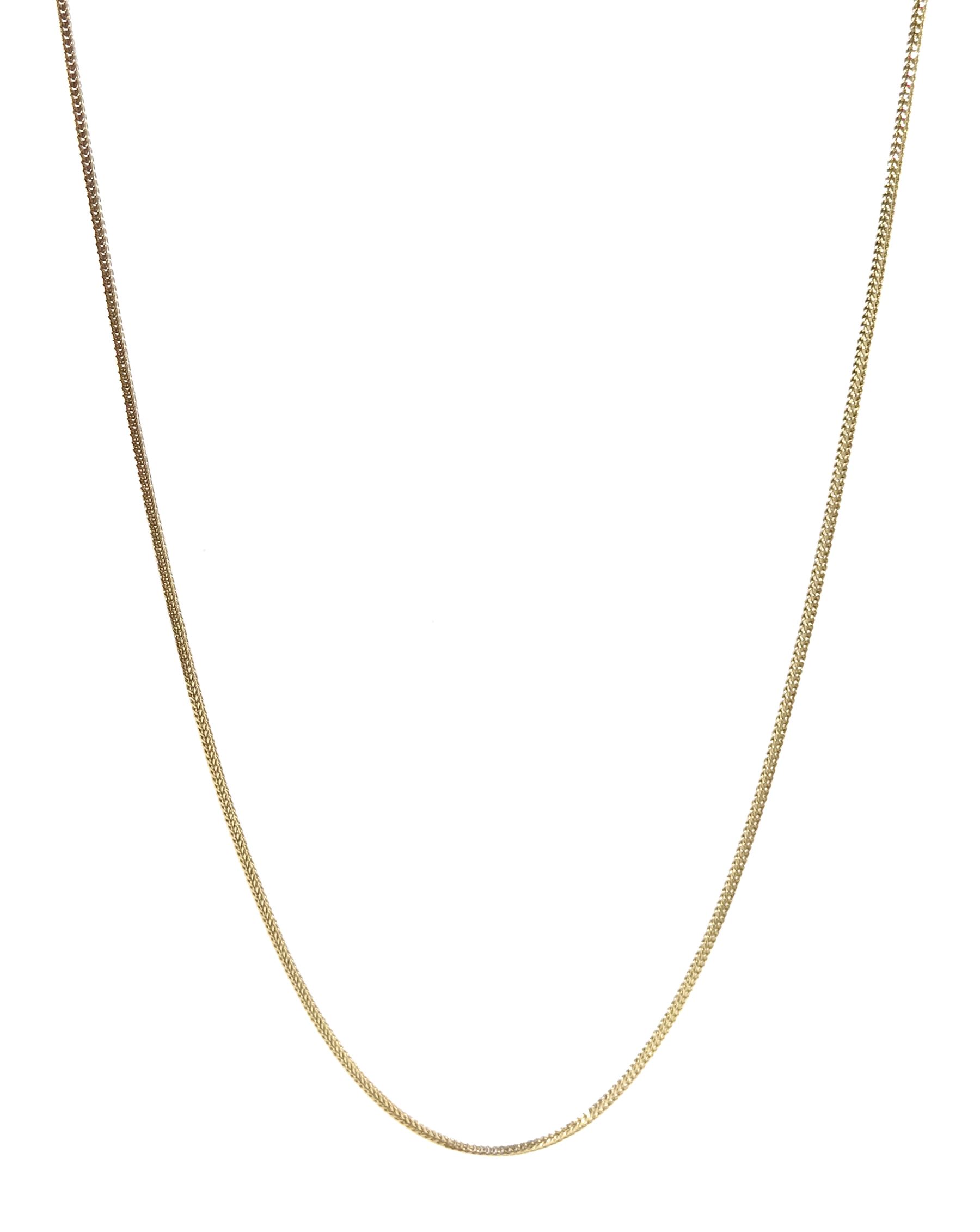 14ct gold Spiga link necklace chain