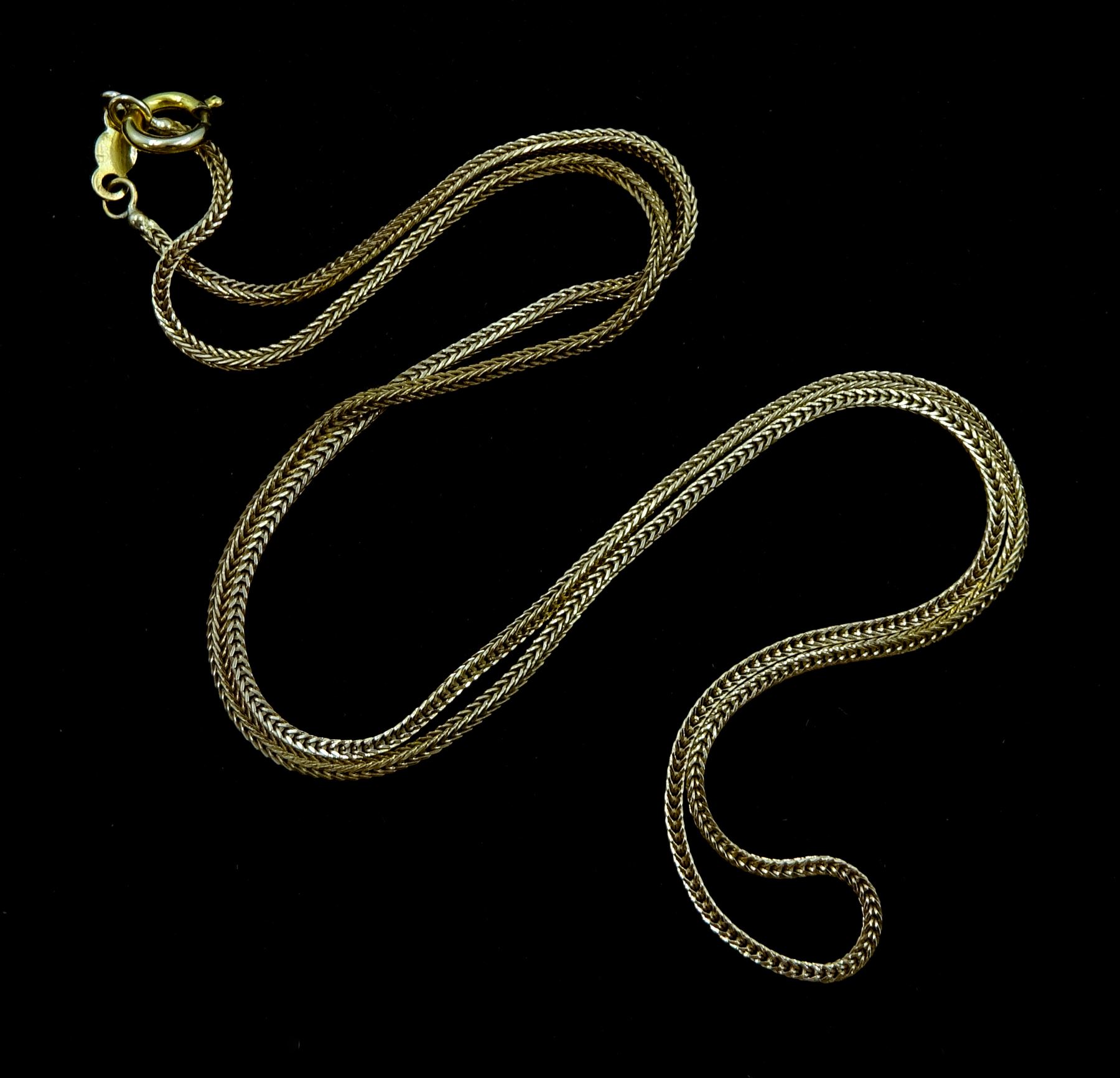 14ct gold Spiga link necklace chain - Image 2 of 2