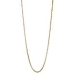 9ct gold Rolo link necklace