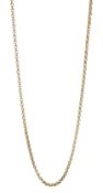 9ct gold Rolo link necklace