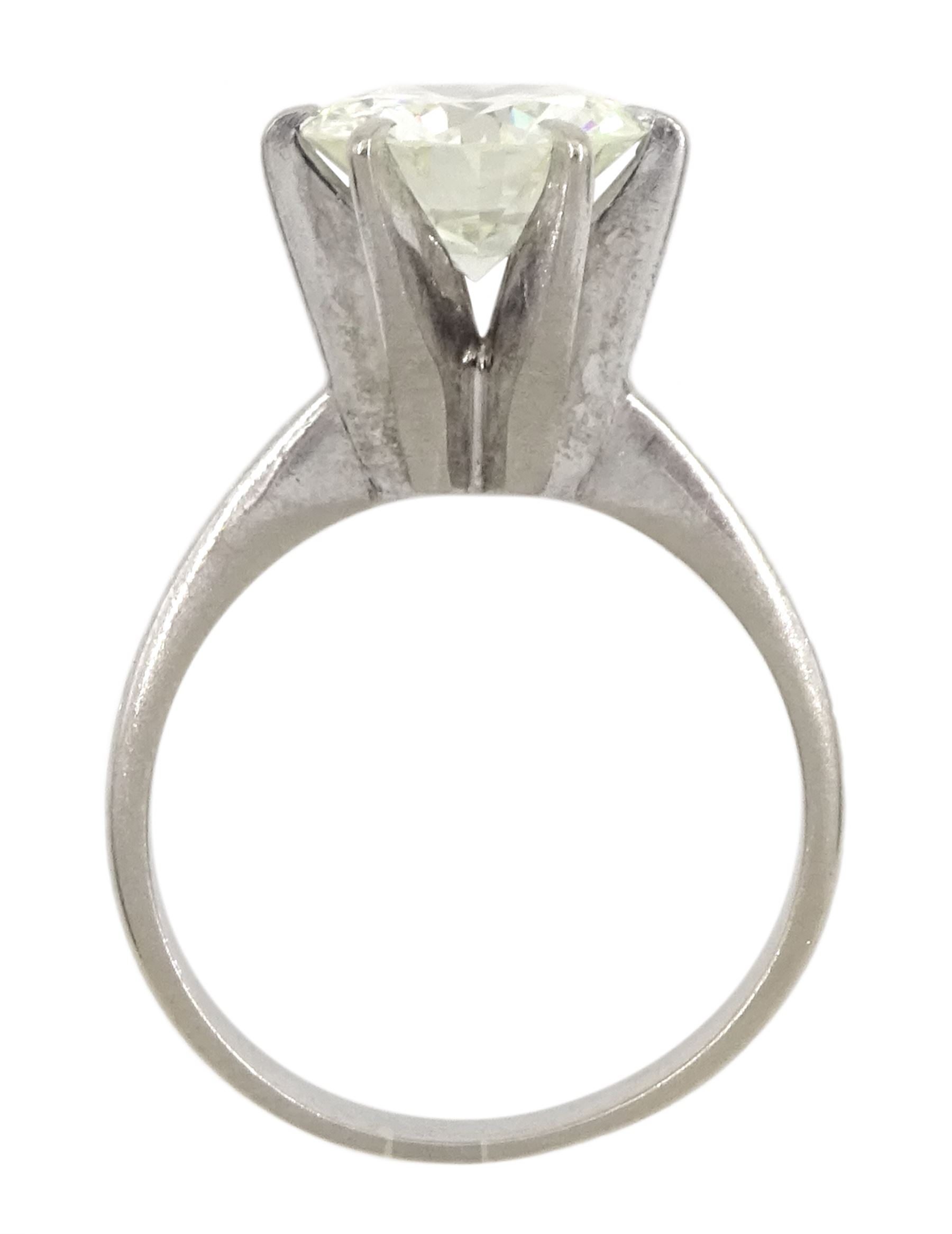 18ct white gold single stone diamond ring - Image 6 of 6