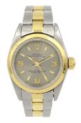 Rolex Oyster Perpetual ladies gold and stainless steel wristwatch