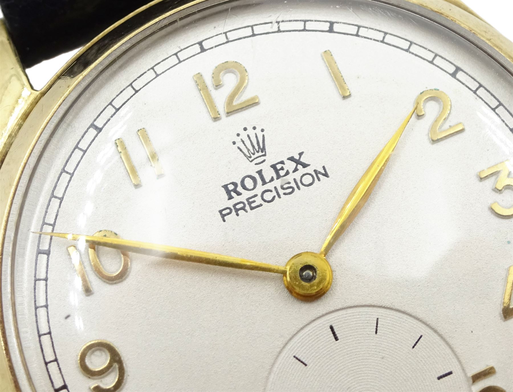 Rolex Precision gentleman's 9ct gold manual wind wristwatch - Image 4 of 4