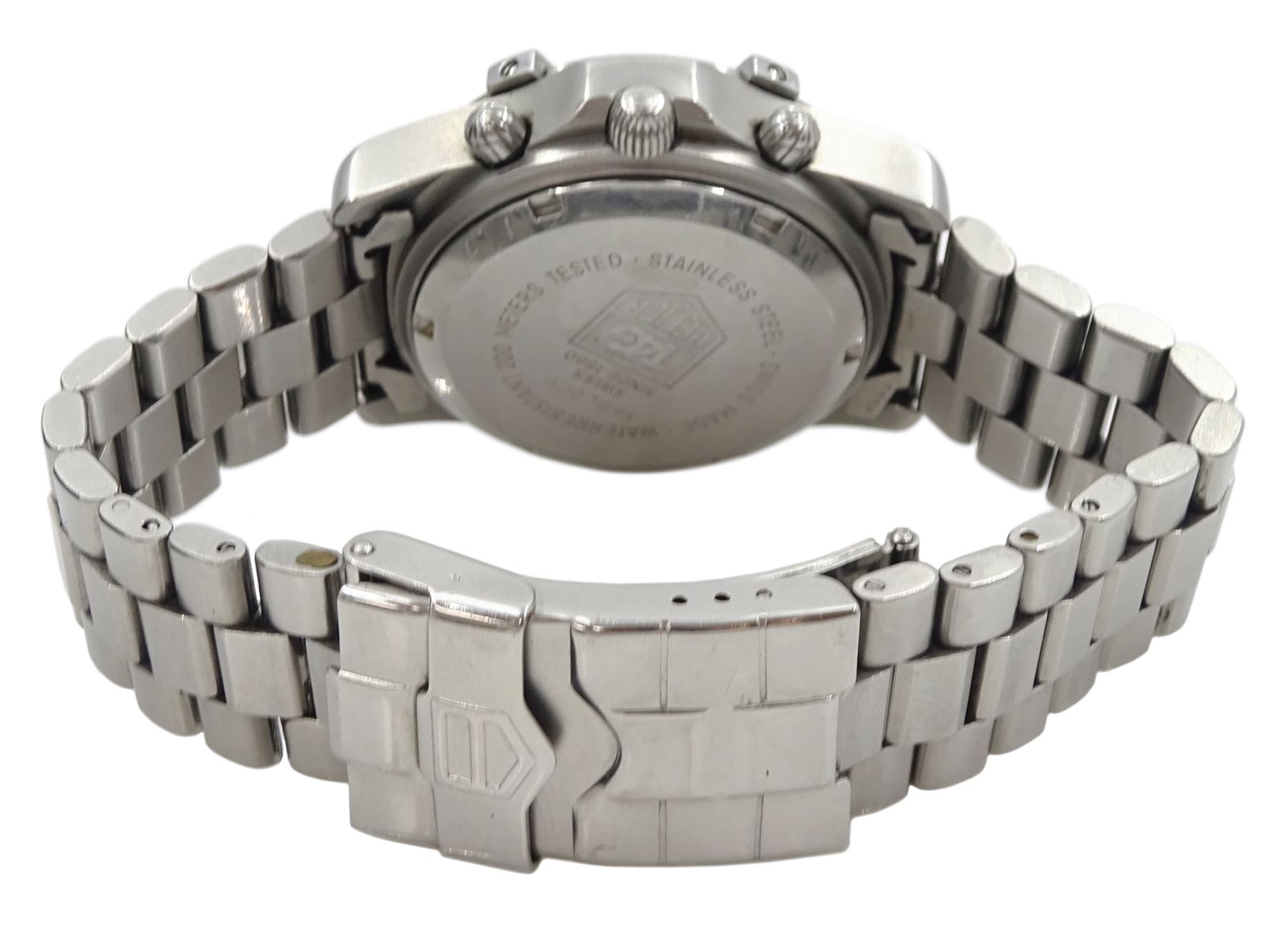 Tag Heuer 2000 gentleman's stainless steel automatic chronograph wristwatch - Image 3 of 4