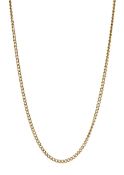 Gold curb link necklace chain