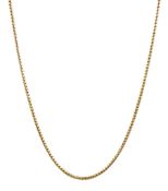 Early 20th century 15ct gold link necklace chain