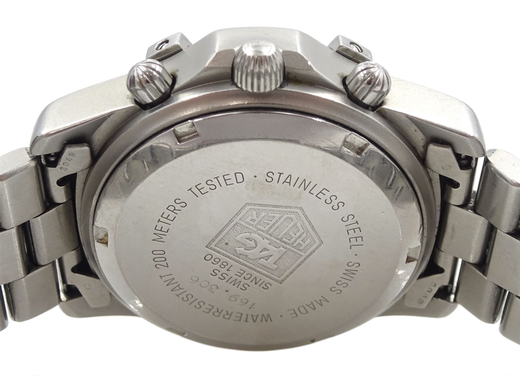 Tag Heuer 2000 gentleman's stainless steel automatic chronograph wristwatch - Image 4 of 4