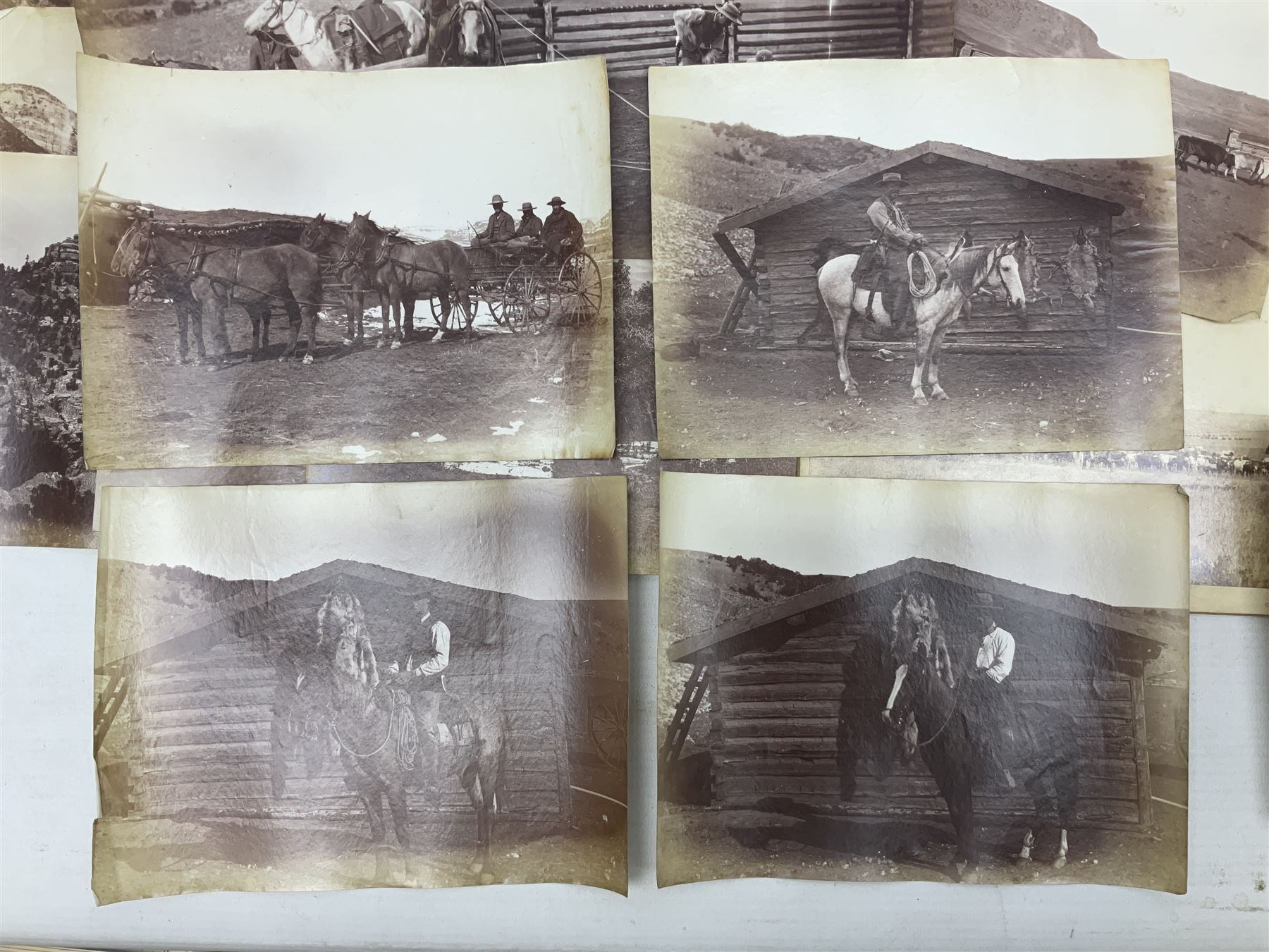 Collection of fifty 19th century North American loose photographs of the Old Wild West - Image 3 of 12
