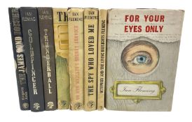 Eight Ian Fleming James Bond first editions - For Your Eyes Only. 1960; The Spy Who Loved Me. 1962;