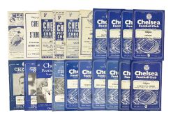 Chelsea F.C. 1940s/50s - twenty programmes for home matches including September 28th 1946 versus Cha