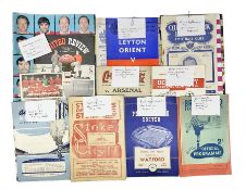 Various clubs - thirty-five home game programmes for Manchester United (7) 1949/50 - 1957/58 includi