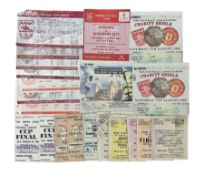 Collection of thirty-one football match tickets including 1958 & 1960 FA Cup Finals; FA Amateur Cup