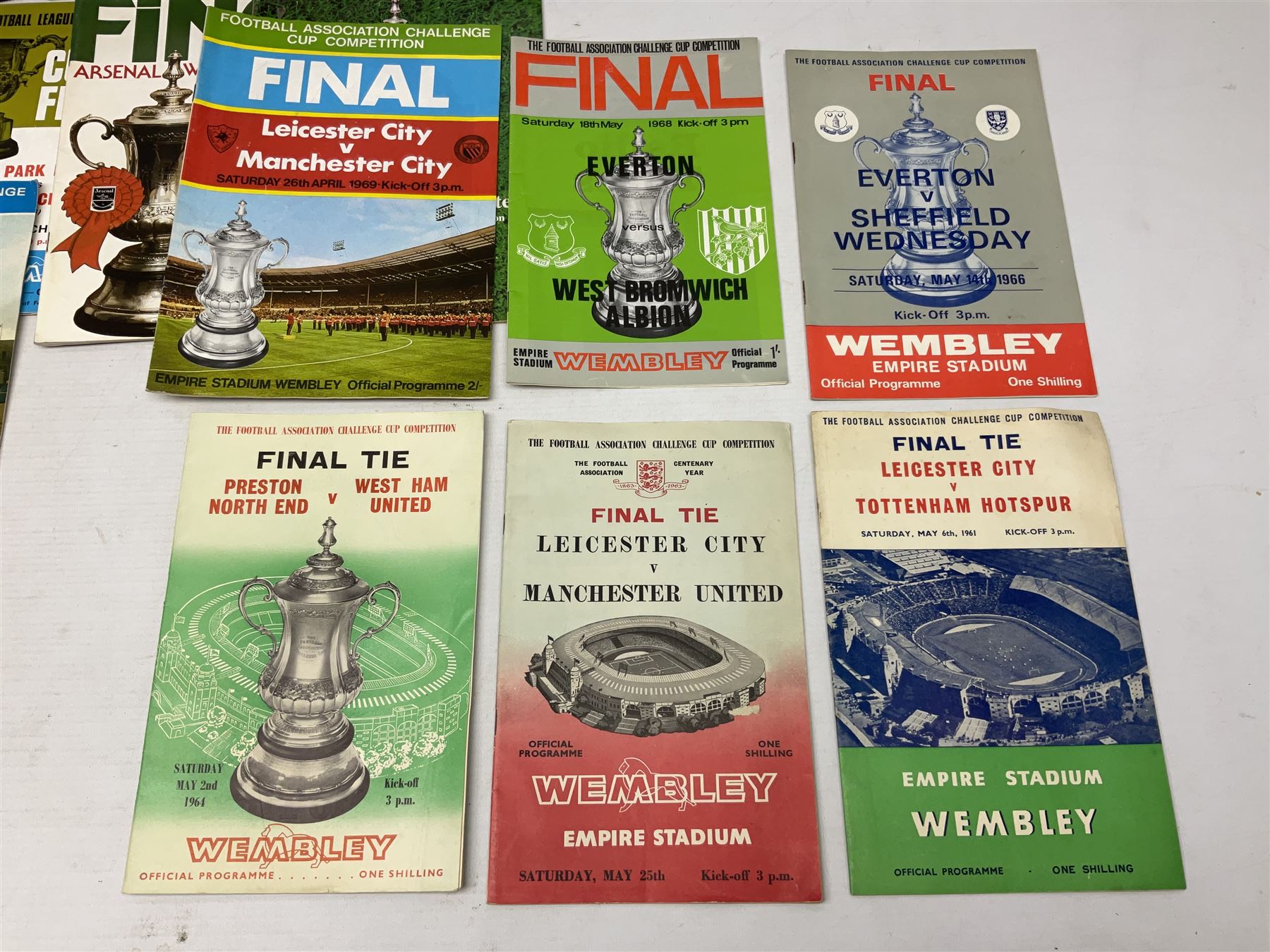 Twelve F.A. Cup Final programmes at Wembley - 1961 - Image 2 of 8
