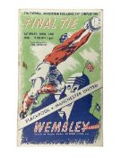 1948 F.A. Cup Final programme for Blackpool v Manchester United played on April 24th 1948 at Wembley