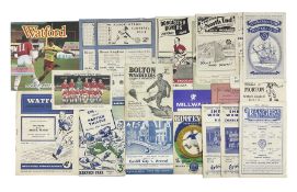 Four 1950/51 Scottish club programmes including Glasgow Cup Final