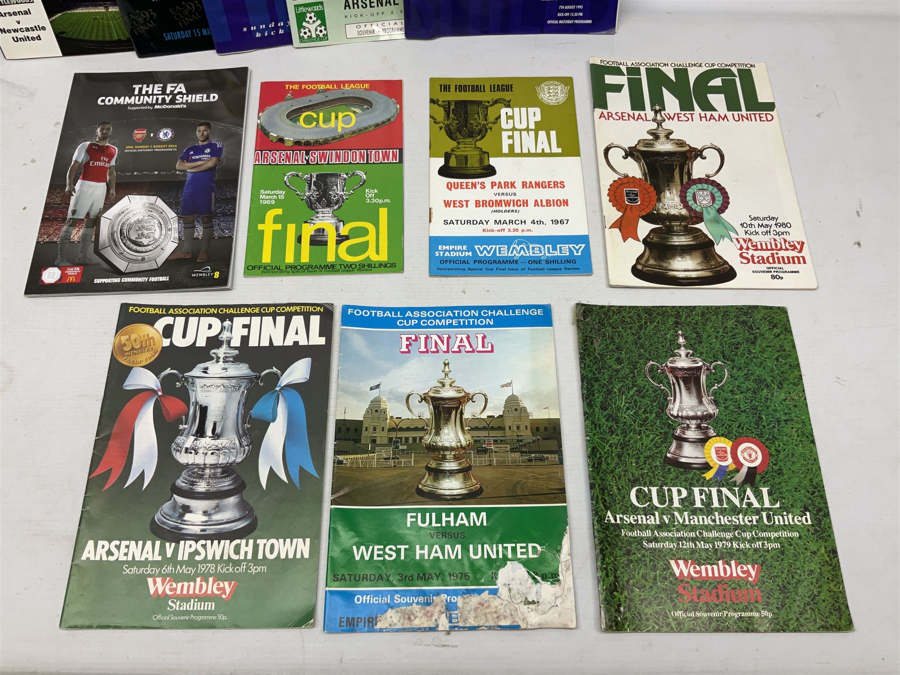 Twelve F.A. Cup Final programmes at Wembley - 1961 - Image 4 of 8
