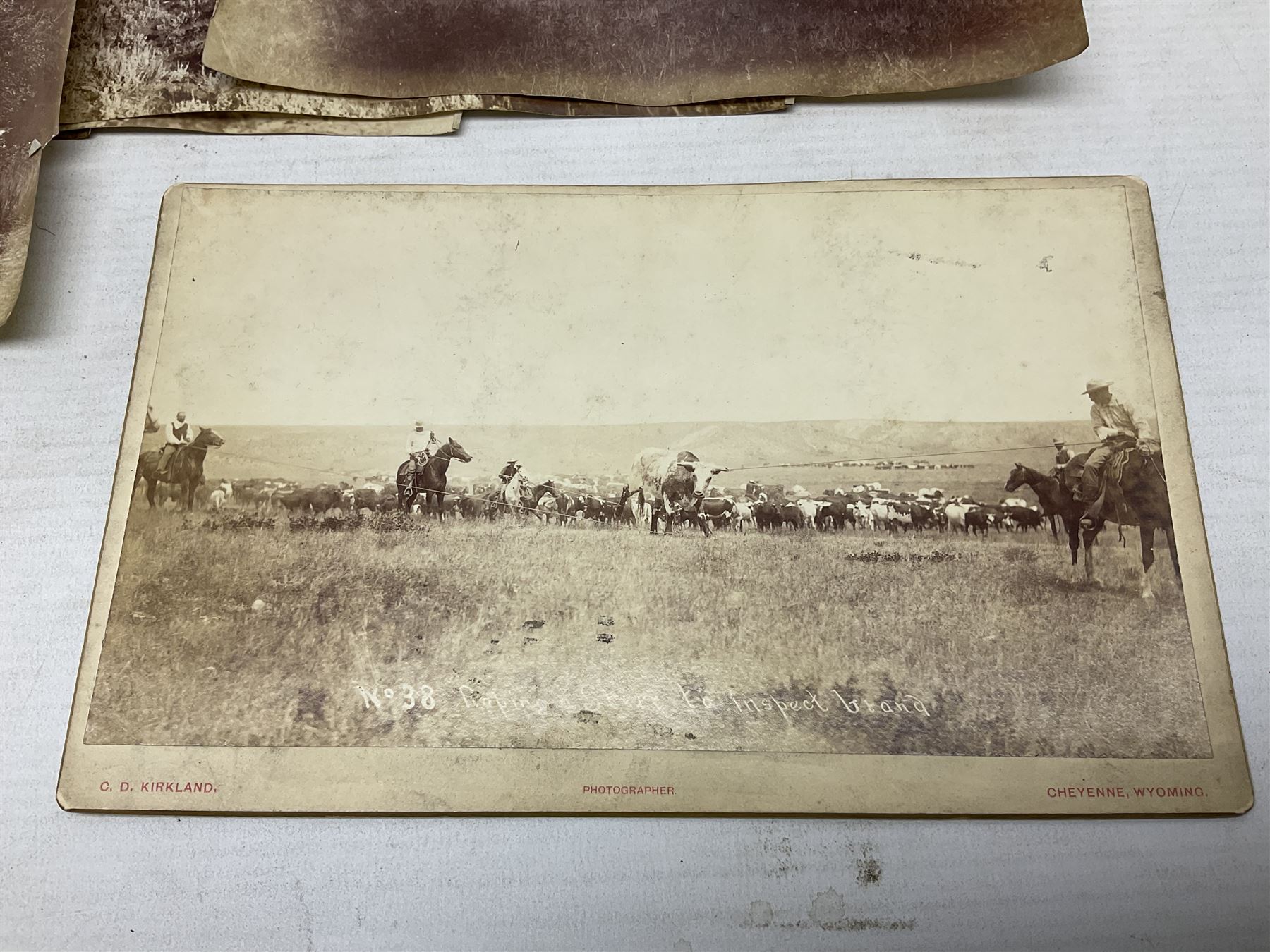 Collection of fifty 19th century North American loose photographs of the Old Wild West - Image 8 of 12